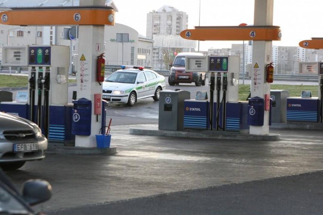 Pagrasinta susprogdinti „Statoil“ degalinę Fabijoniškėse