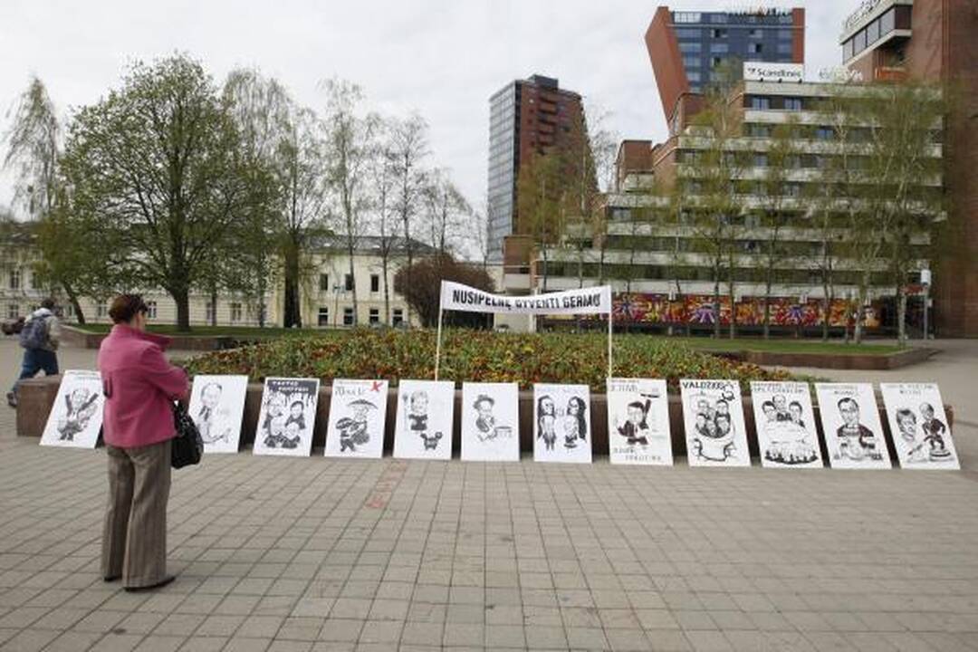 Klaipėdos profesinės sąjungos gegužės 1-ąją surengė mitingą (papildyta)