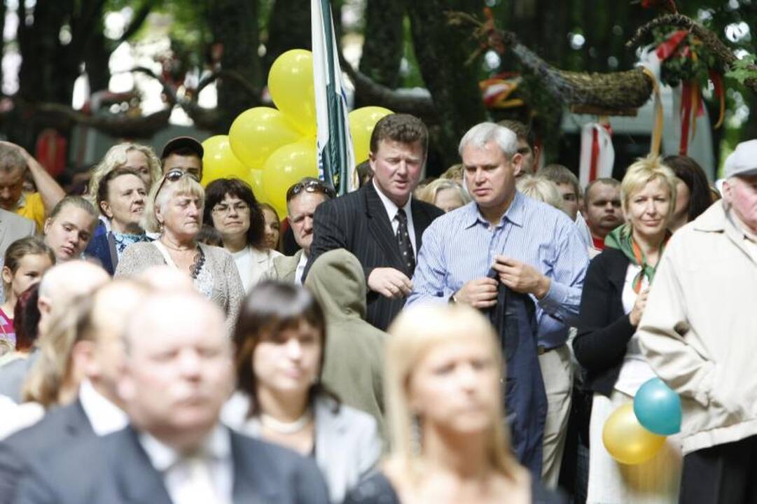 Per Gargždų gimtadienio šventę – mero inauguracija