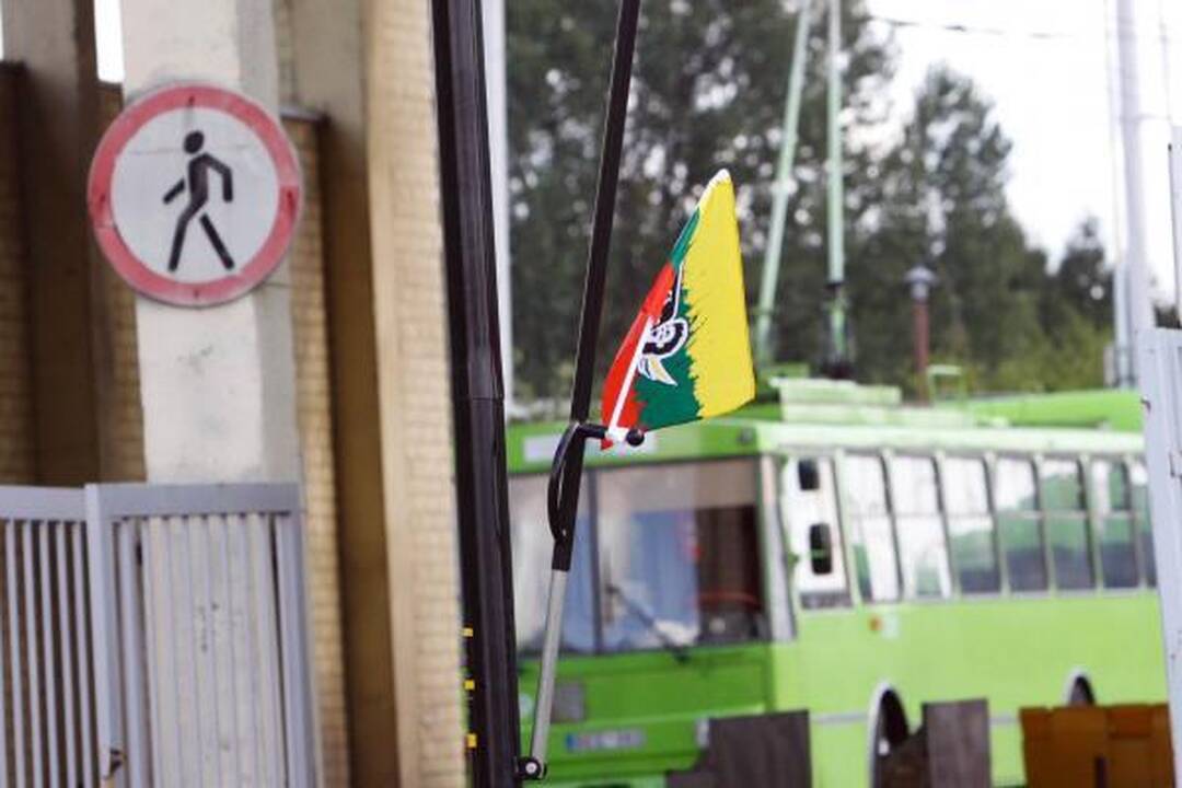 Kaune streikuoja dalis troleibusų vairuotojų