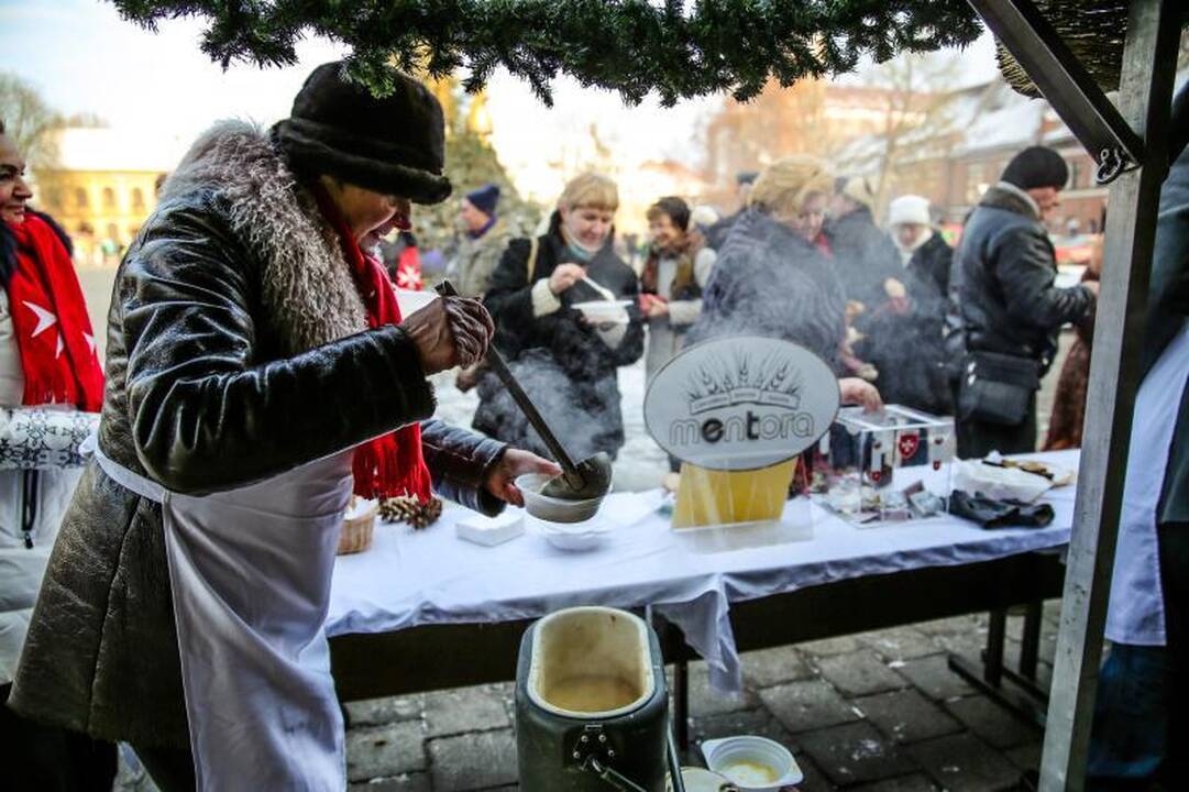 Maltiečiai Kaune vaišino gardžia sriuba 