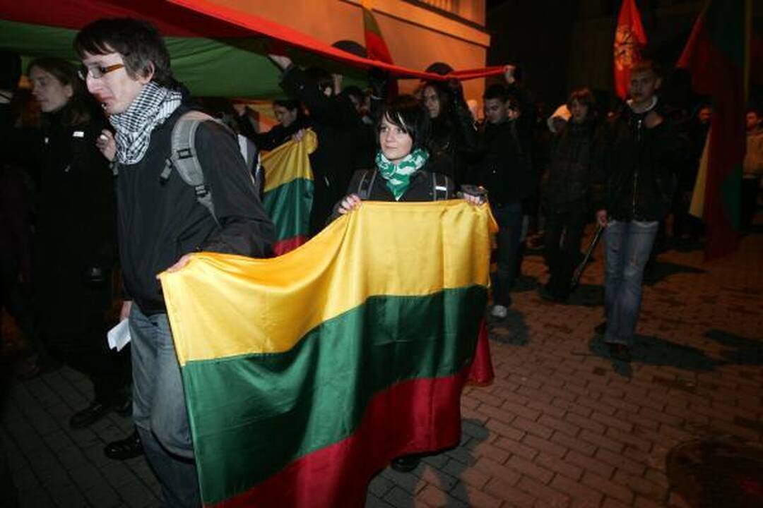 Ramiose nacionalistų eitynėse "garbingiausiu" svečiu buvo K.Uoka  