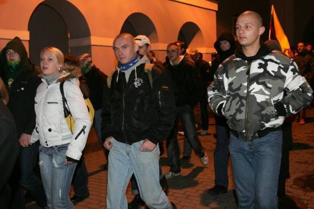 Ramiose nacionalistų eitynėse "garbingiausiu" svečiu buvo K.Uoka  