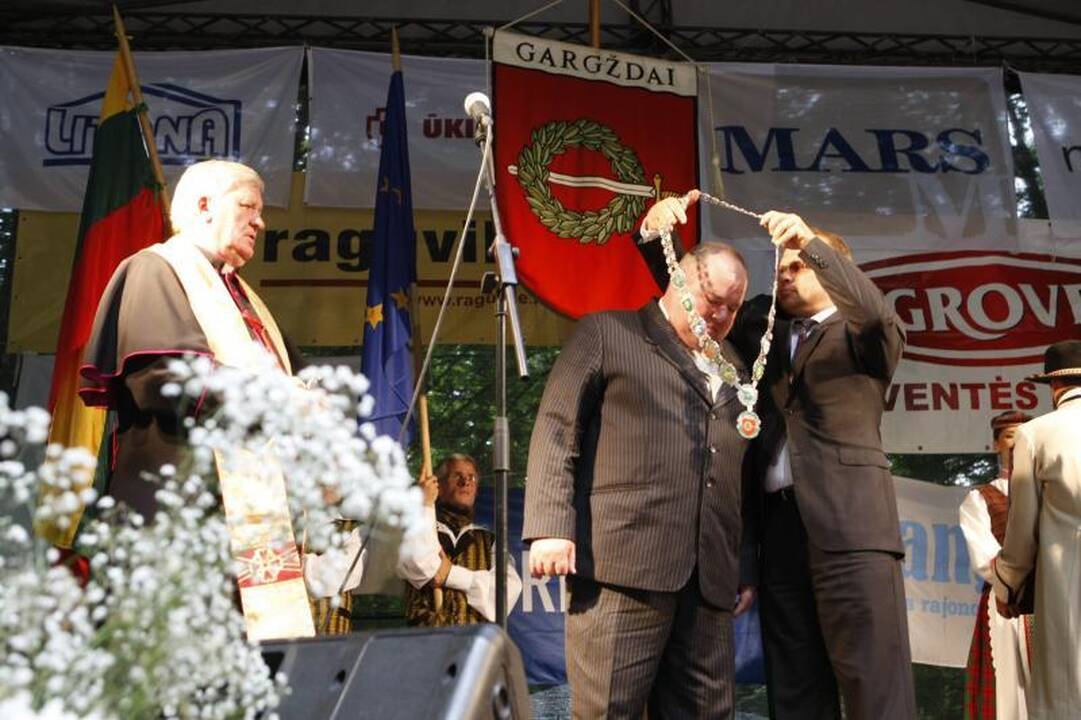 Per Gargždų gimtadienio šventę – mero inauguracija