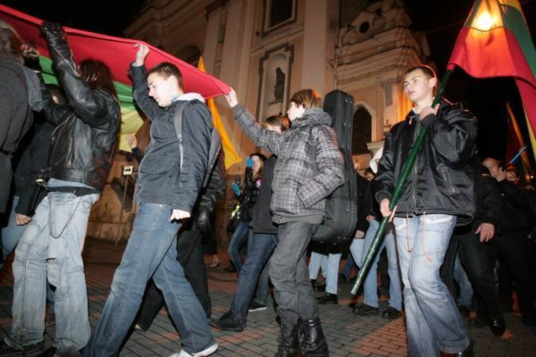 Ramiose nacionalistų eitynėse "garbingiausiu" svečiu buvo K.Uoka  