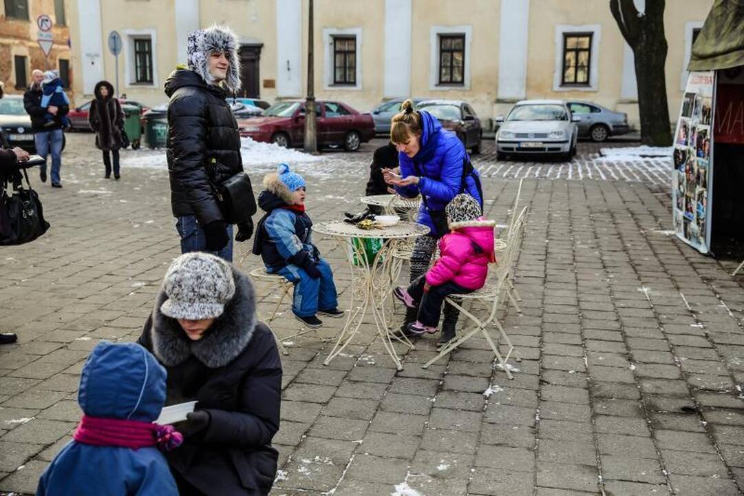 Maltiečiai Kaune vaišino gardžia sriuba 