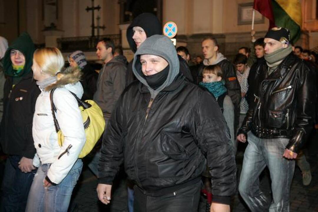 Ramiose nacionalistų eitynėse "garbingiausiu" svečiu buvo K.Uoka  