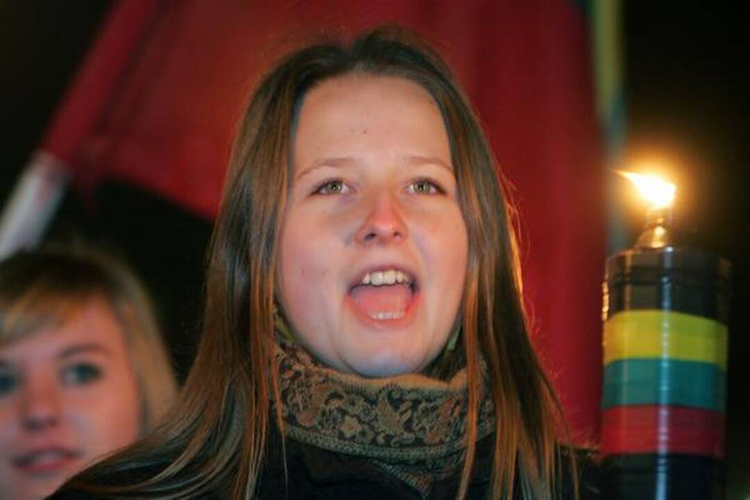 Ramiose nacionalistų eitynėse "garbingiausiu" svečiu buvo K.Uoka  