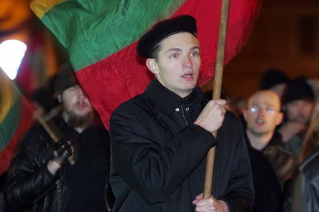 Ramiose nacionalistų eitynėse "garbingiausiu" svečiu buvo K.Uoka  