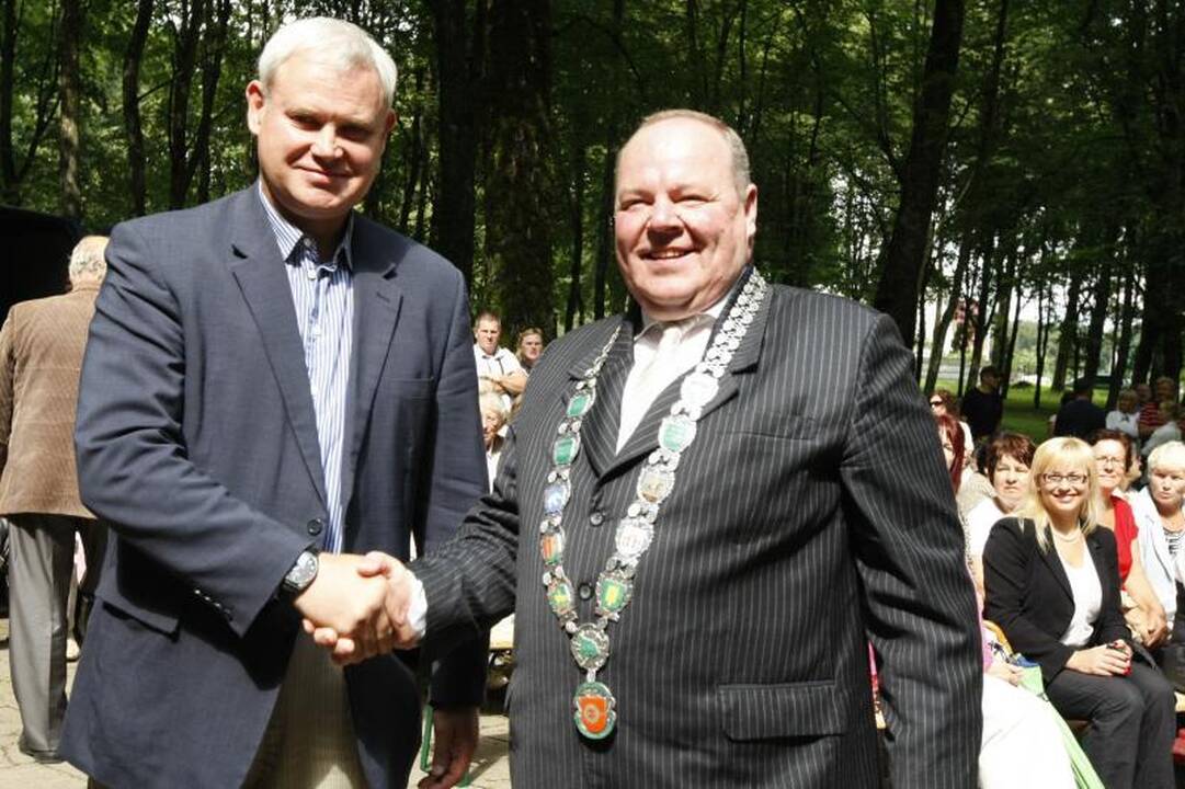 Per Gargždų gimtadienio šventę – mero inauguracija