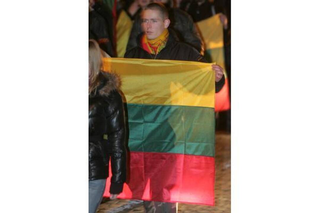 Ramiose nacionalistų eitynėse "garbingiausiu" svečiu buvo K.Uoka  