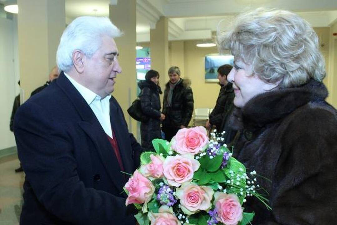 J.Obrazcova jau Vilniuje: sakiau, kad būtinai atvyksiu