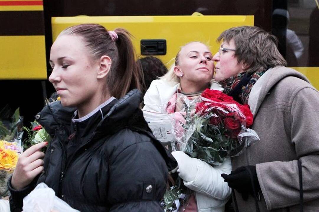Čempionų laurus nuskynę „Žuvėdros“ šokėjai namo grįžo tyliai