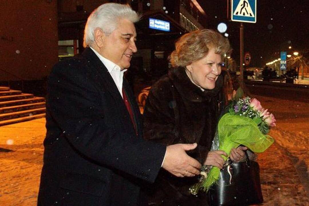 J.Obrazcova jau Vilniuje: sakiau, kad būtinai atvyksiu