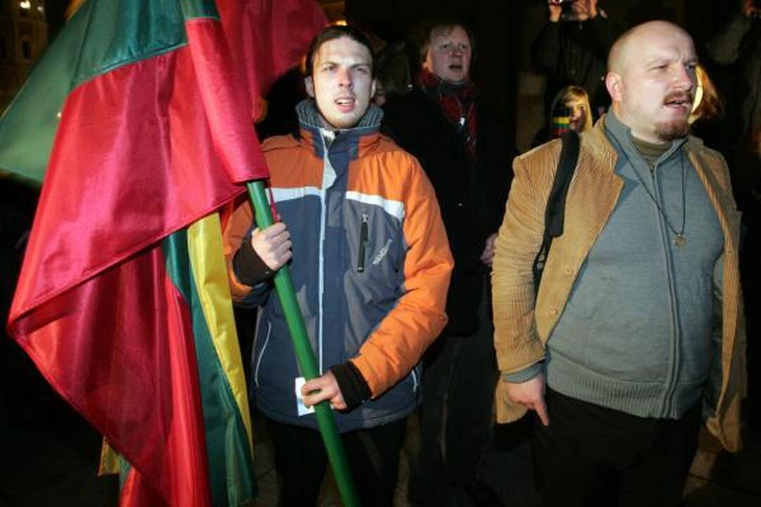 Ramiose nacionalistų eitynėse "garbingiausiu" svečiu buvo K.Uoka  