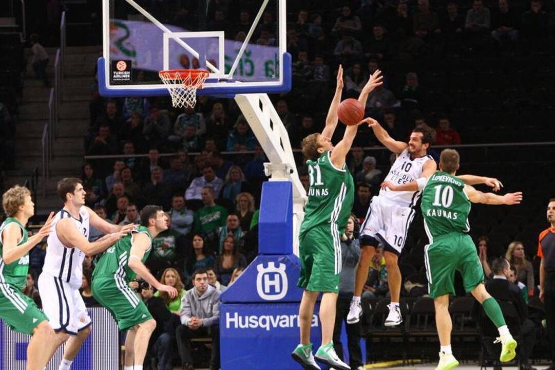 „Žalgiris“ trečią kartą šį sezoną patiesė „Anadolu Efes“ (komentarai)