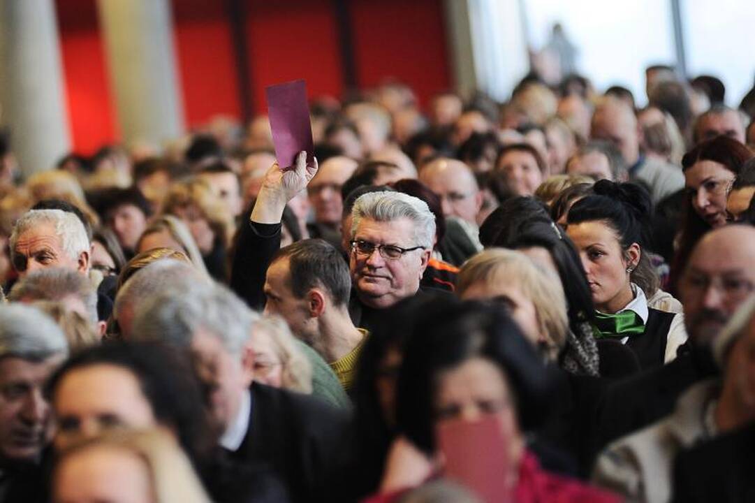 Kaune įvyko Lietuvos žmonių partijos steigiamasis suvažiavimas