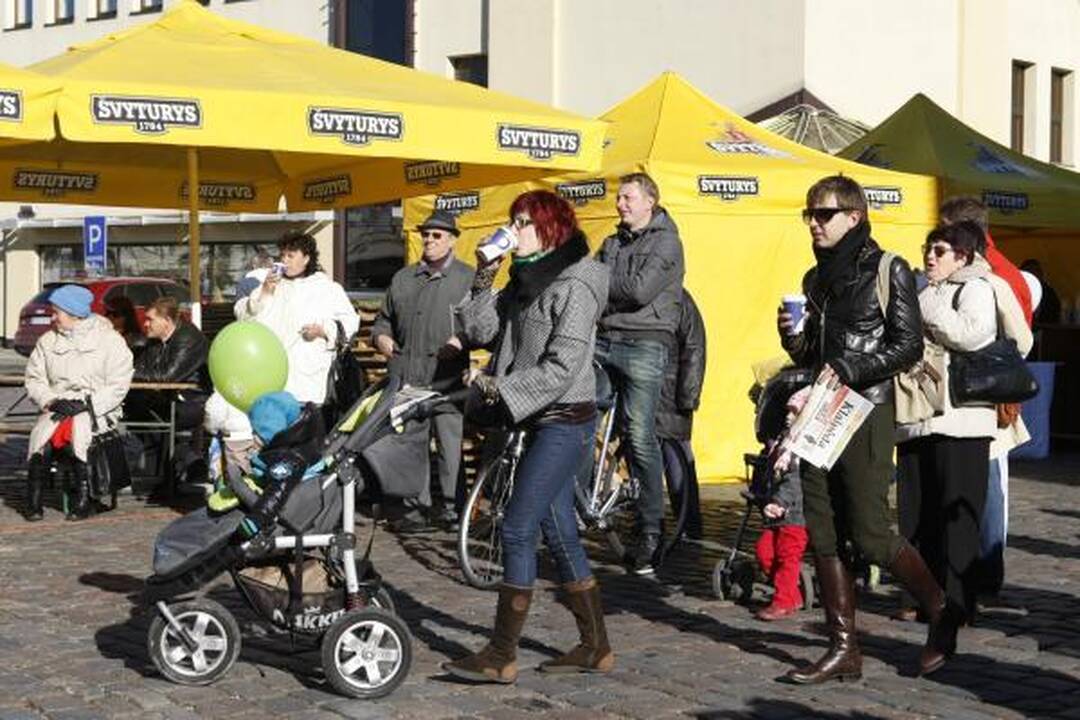 "Klaipėdos" jubiliejų miestiečiai šventė "Saulėto rudens" šventėje 