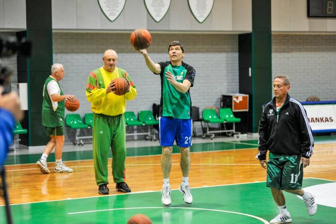 Žalgiriečiai rengiasi mūšiui su CSKA legendomis