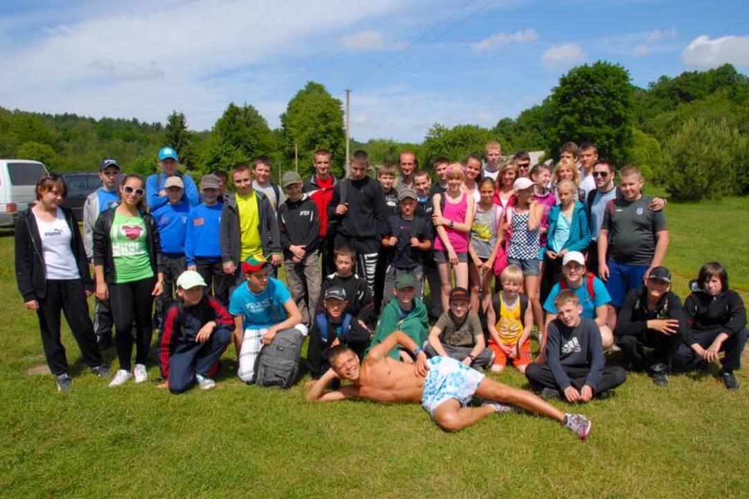 Jaunųjų sportininkų stovykloje - pliūpsnis adrenalino