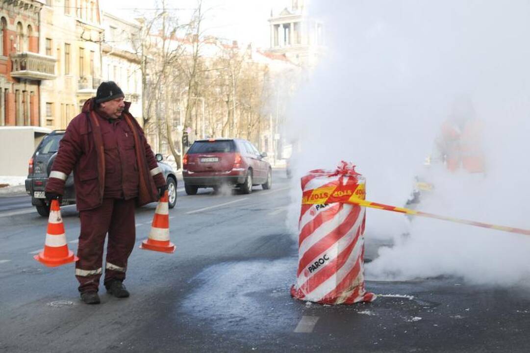 Šiluminės trasos avarija: gyventojams siūloma apsistoti viešbučiuose