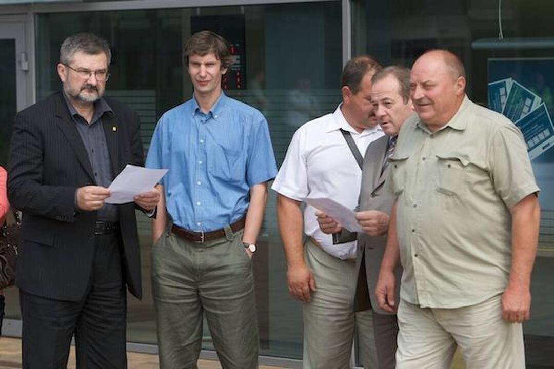 Kalvarijų turgaus prekiautojų mitingas priminė pasiruošimą revoliucijai