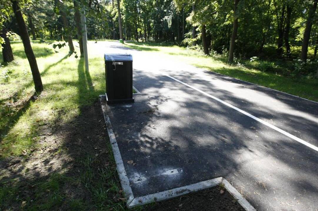 Į Klaipėdos poilsio parką įsisuko vandalai