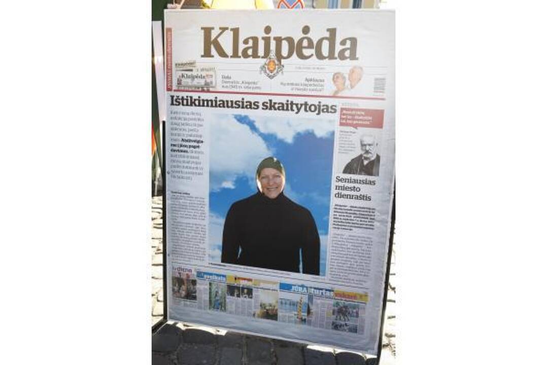 "Klaipėdos" jubiliejų miestiečiai šventė "Saulėto rudens" šventėje 