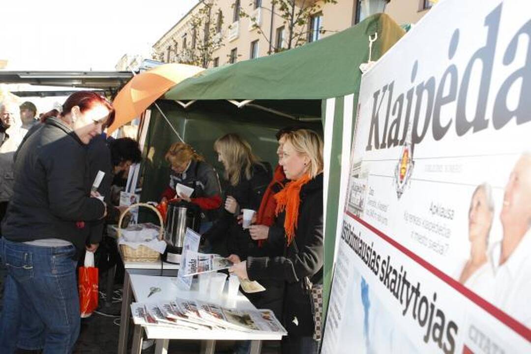 "Klaipėdos" jubiliejų miestiečiai šventė "Saulėto rudens" šventėje 