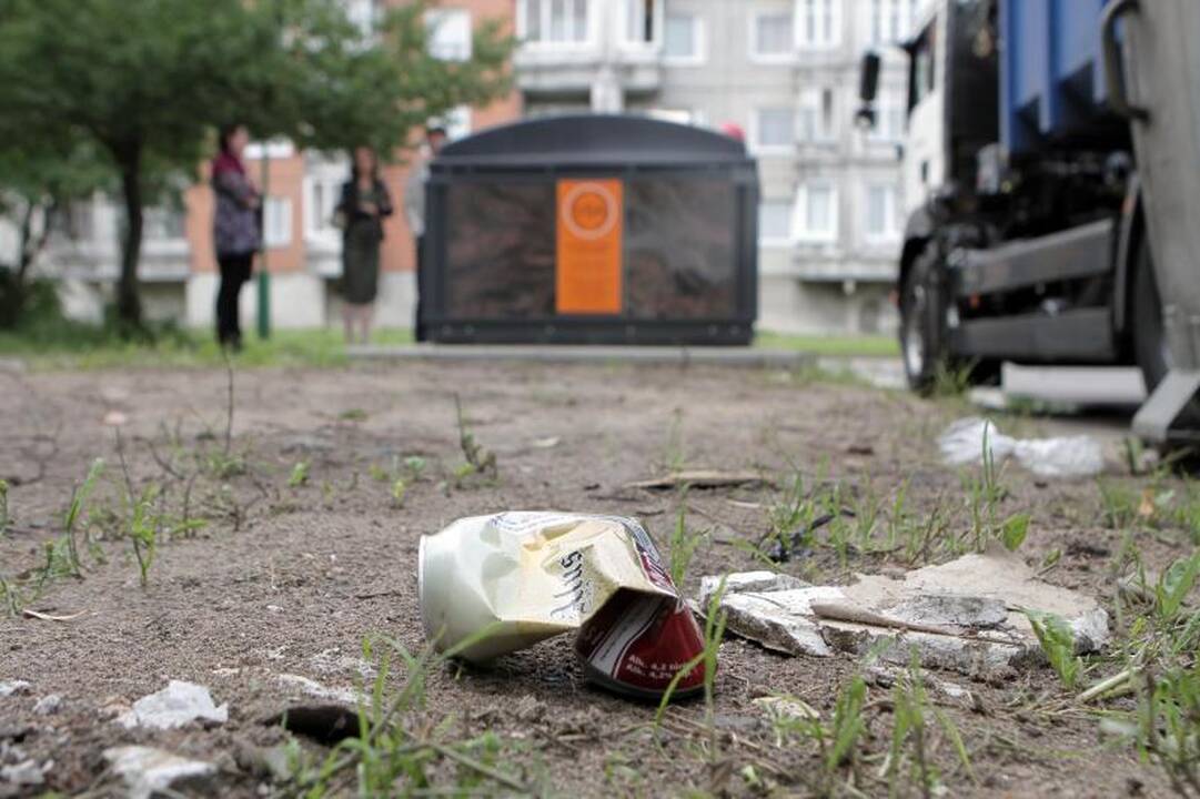 Klaipėdiečių teismui – dar vienas požeminis konteineris