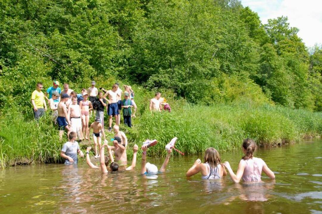 Jaunųjų sportininkų stovykloje - pliūpsnis adrenalino
