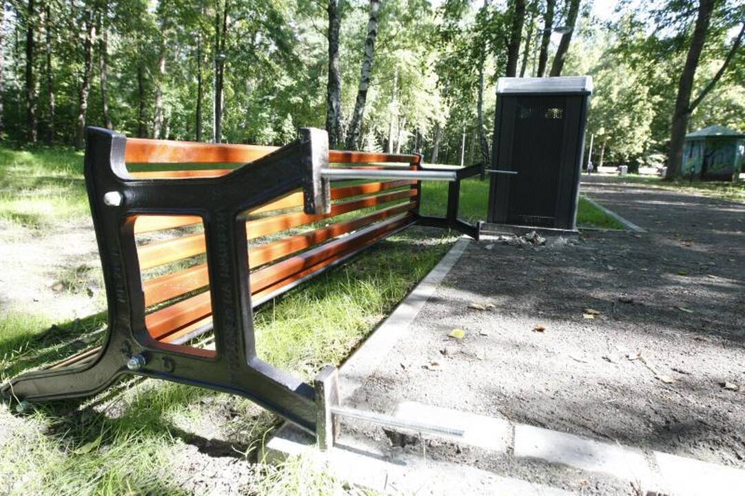 Į Klaipėdos poilsio parką įsisuko vandalai