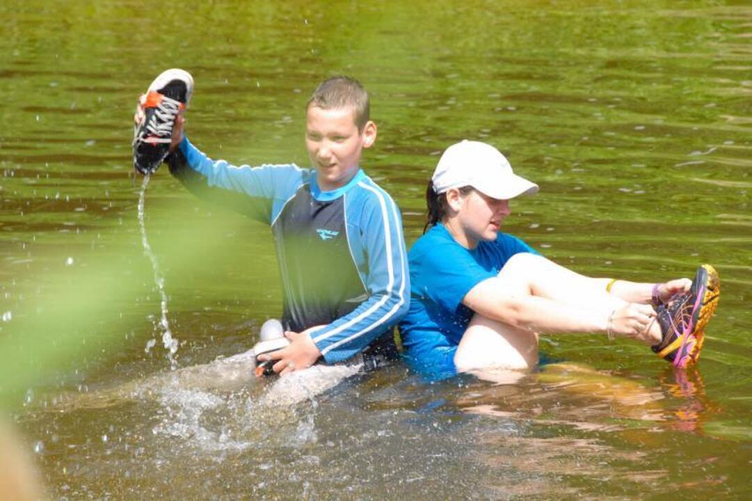 Jaunųjų sportininkų stovykloje - pliūpsnis adrenalino