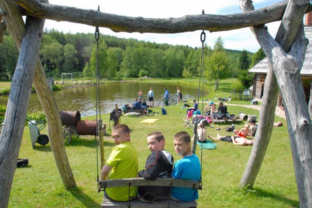 Jaunųjų sportininkų stovykloje - pliūpsnis adrenalino