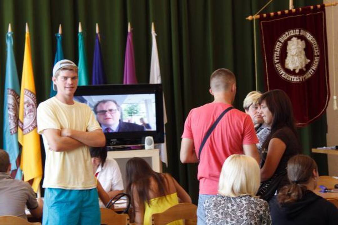 Kauno universitetuose - būsimųjų studentų antplūdis