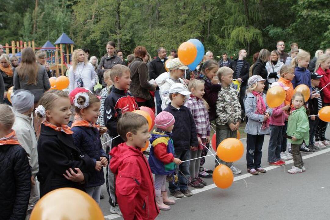 Šeimos laisvalaikį leido Rudens linksmybių šventėje