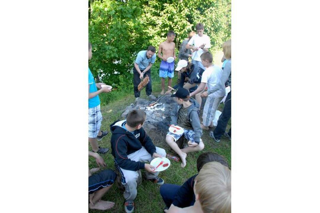 Jaunųjų sportininkų stovykloje - pliūpsnis adrenalino