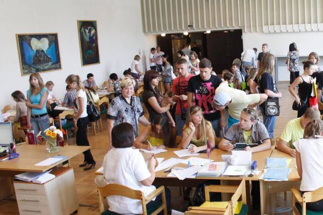 Kauno universitetuose - būsimųjų studentų antplūdis