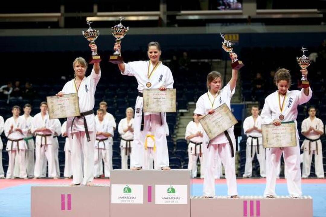 Klaipėdietei -  Europos karatė kiokušin čempionato bronza