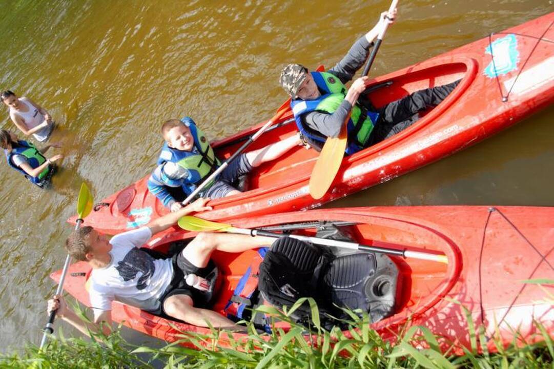 Jaunųjų sportininkų stovykloje - pliūpsnis adrenalino