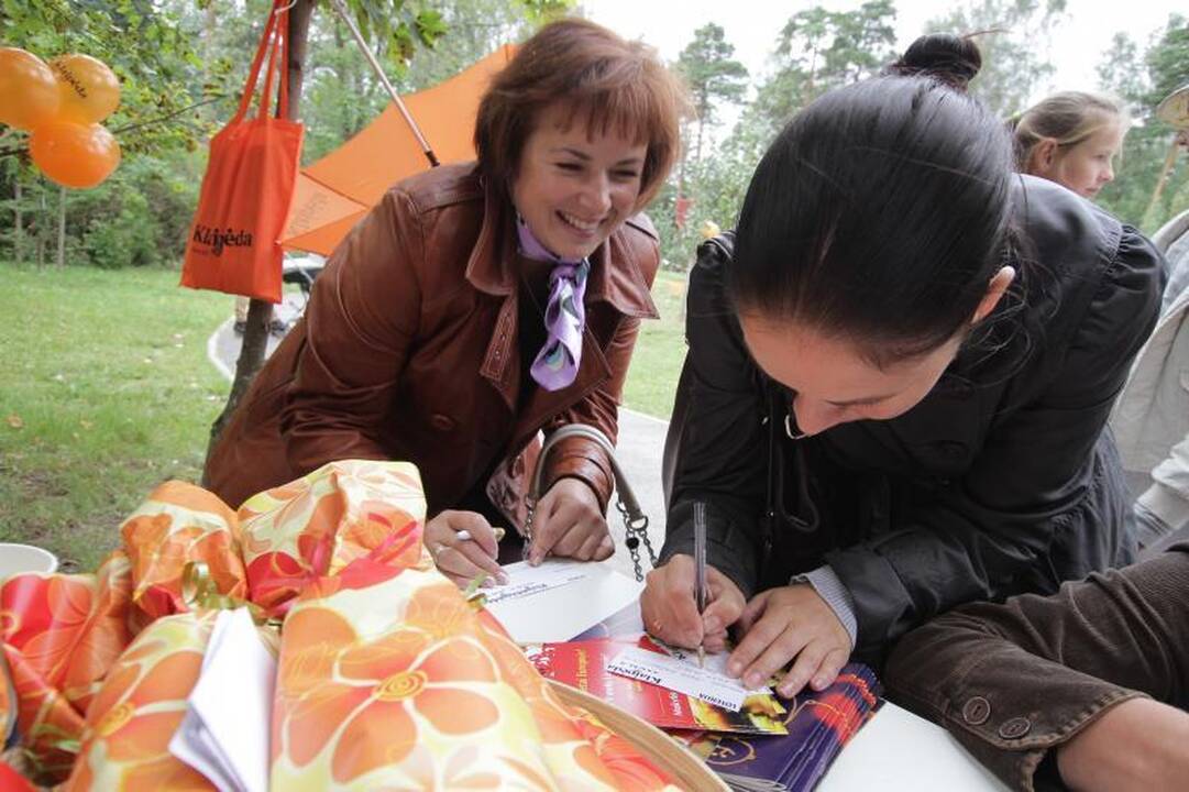 Šeimos laisvalaikį leido Rudens linksmybių šventėje