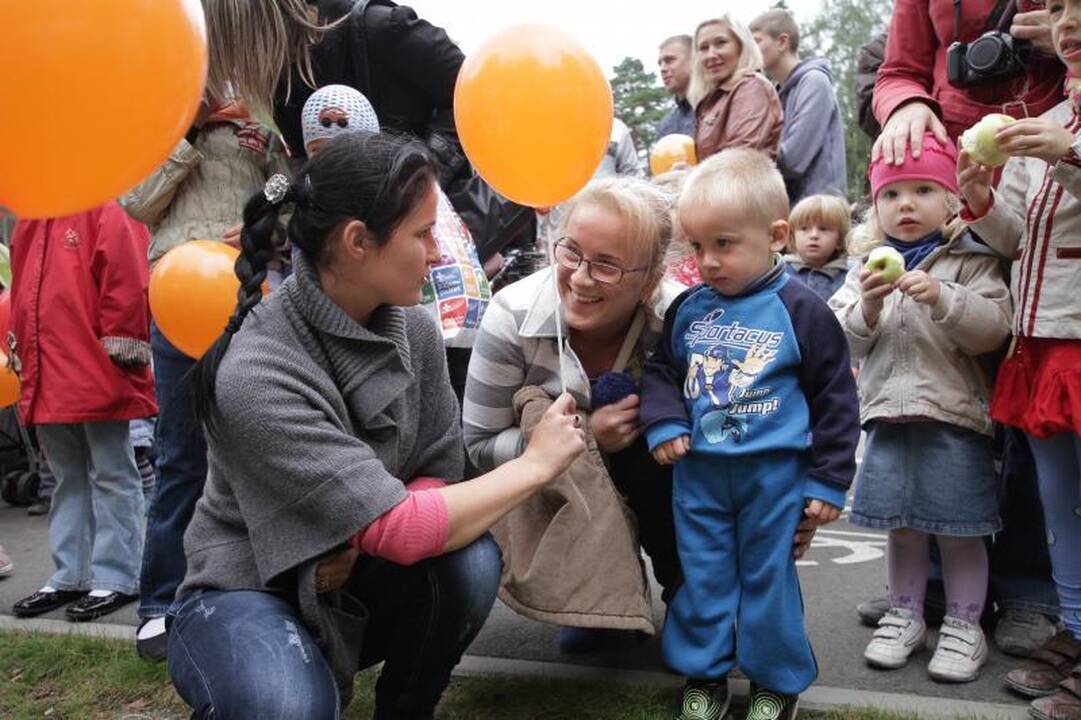 Šeimos laisvalaikį leido Rudens linksmybių šventėje