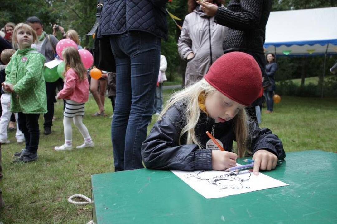 Šeimos laisvalaikį leido Rudens linksmybių šventėje