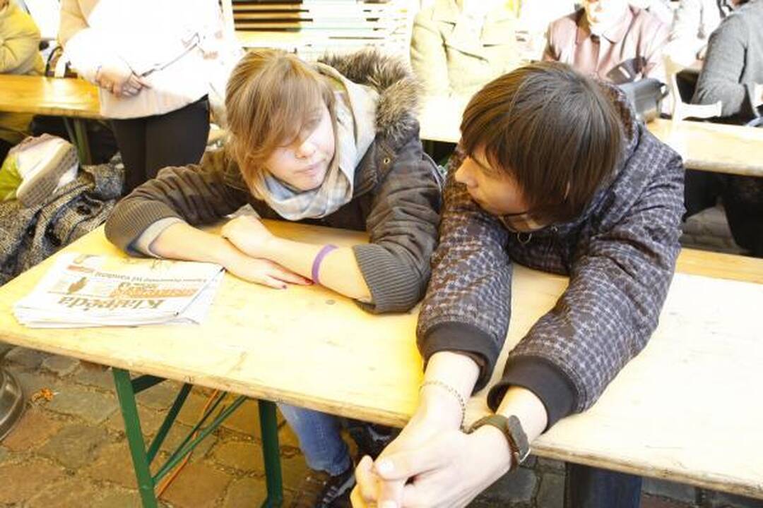 "Klaipėdos" jubiliejų miestiečiai šventė "Saulėto rudens" šventėje 