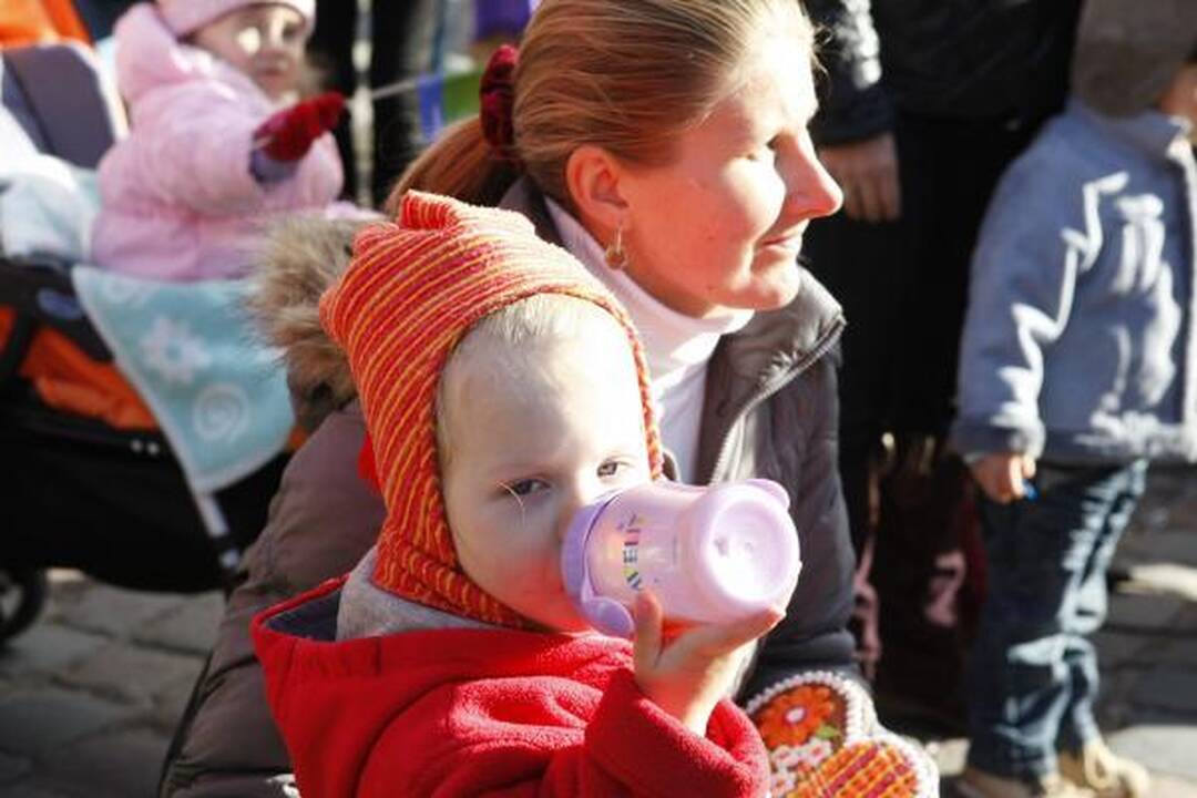 "Klaipėdos" jubiliejų miestiečiai šventė "Saulėto rudens" šventėje 