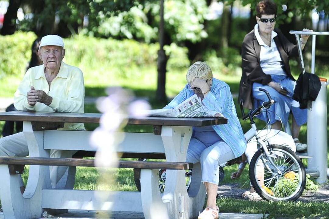 Kauniečiai traukia sportuoti į miesto parkus