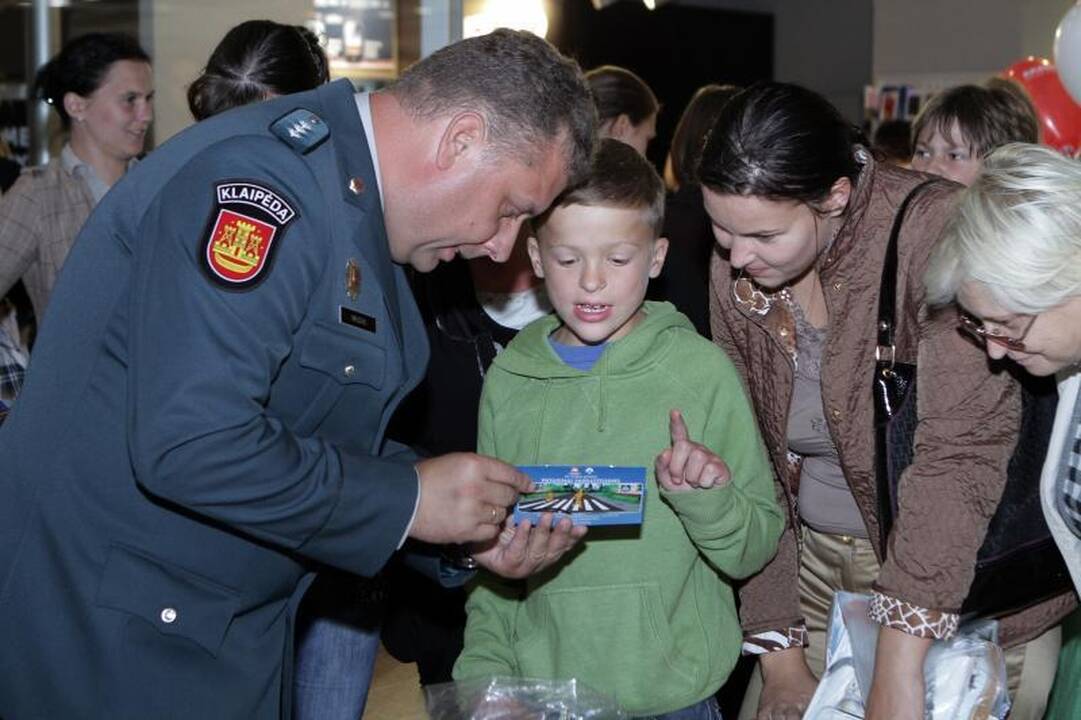 Uostamiesčio moksleiviams – policijos šventė