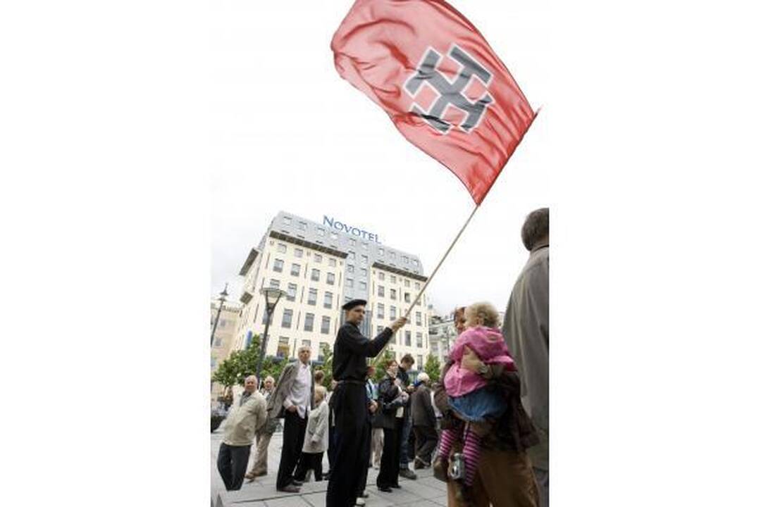 Mitinge prie Vyriausybės - 300 žmonių