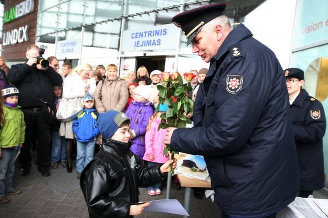 Šv. Florijono dieną Klaipėdos ugniagesiai šventė kukliai