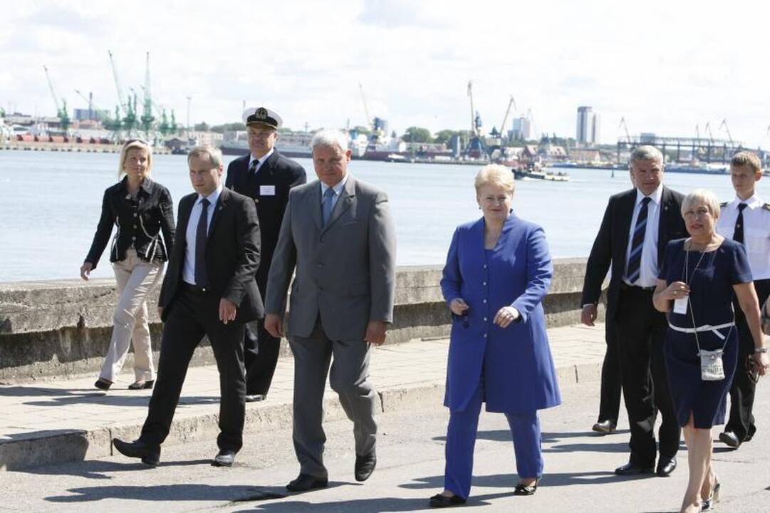 Prezidentė D.Grybauskaitė dėkojo Klaipėdos jūrininkams